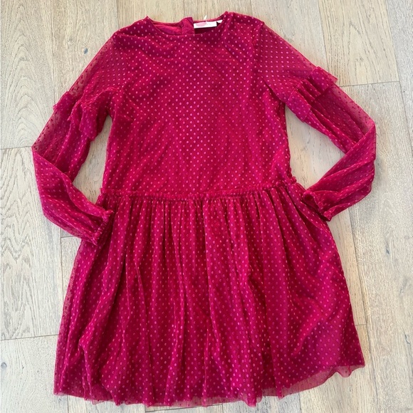 Boden Other - Boden Girls tulle Polka Dot Dress Pink Size 11-12 years
